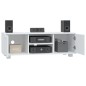 vidaXL Mueble para TV madera contrachapada blanco 120x40,5x35 cm vidaXL Mueble para TV madera contrachapada blanco 120x40,5x35 cm