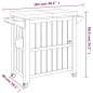 vidaXL Carrito de servicio 3 en 1 polipropileno marrón claro vidaXL Carrito de servicio 3 en 1 polipropileno marrón claro