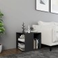 vidaXL Mesa auxiliar madera contrachapada gris 50x50x45 cm vidaXL Mesa auxiliar madera contrachapada gris 50x50x45 cm