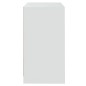 vidaXL Aparador de madera contrachapada blanco 70x41x75 cm vidaXL Aparador de madera contrachapada blanco 70x41x75 cm