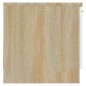 vidaXL Mesitas de noche 2 uds color blanco y roble Sonoma 40x39x40 cm vidaXL Mesitas de noche 2 uds color blanco y roble Sonoma 40x39x40 cm