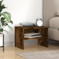 vidaXL Mesita de noche madera contrachapada roble ahumado 40x30x30 cm vidaXL Mesita de noche madera contrachapada roble ahumado 40x30x30 cm