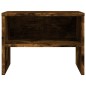 vidaXL Mesita de noche madera contrachapada roble ahumado 40x30x30 cm vidaXL Mesita de noche madera contrachapada roble ahumado 40x30x30 cm