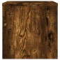 vidaXL Mesita de noche madera contrachapada roble ahumado 40x30x30 cm vidaXL Mesita de noche madera contrachapada roble ahumado 40x30x30 cm