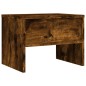 vidaXL Mesita de noche madera contrachapada roble ahumado 40x30x30 cm vidaXL Mesita de noche madera contrachapada roble ahumado 40x30x30 cm