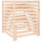 vidaXL Compostador de madera maciza de pino 82,5x82,5x99,5 cm vidaXL Compostador de madera maciza de pino 82,5x82,5x99,5 cm