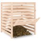 vidaXL Compostador de madera maciza de pino 82,5x82,5x99,5 cm vidaXL Compostador de madera maciza de pino 82,5x82,5x99,5 cm