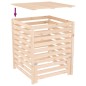 vidaXL Compostador de madera maciza de pino 82,5x82,5x99,5 cm vidaXL Compostador de madera maciza de pino 82,5x82,5x99,5 cm