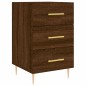 vidaXL Mesita de noche madera de ingeniería marrón roble 40x40x66 cm vidaXL Mesita de noche madera de ingeniería marrón roble 40x40x66 cm