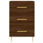 vidaXL Mesita de noche madera de ingeniería marrón roble 40x40x66 cm vidaXL Mesita de noche madera de ingeniería marrón roble 40x40x66 cm