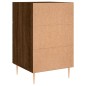 vidaXL Mesita de noche madera de ingeniería marrón roble 40x40x66 cm vidaXL Mesita de noche madera de ingeniería marrón roble 40x40x66 cm