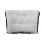 vidaXL Silla de oficina giratoria blanca