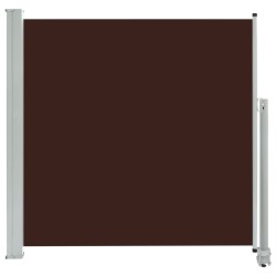 vidaXL Toldo lateral retráctil de jardín marrón 160x300 cm