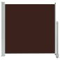 vidaXL Toldo lateral retráctil de jardín marrón 160x300 cm vidaXL Toldo lateral retráctil de jardín marrón 160x300 cm