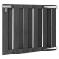 vidaXL Puerta de jardín de WPC gris 100x80 cm vidaXL Puerta de jardín de WPC gris 100x80 cm