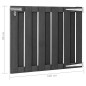 vidaXL Puerta de jardín de WPC gris 100x80 cm vidaXL Puerta de jardín de WPC gris 100x80 cm