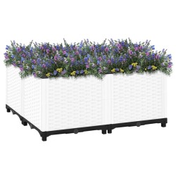 vidaXL Arriate polipropileno 80x80x38 cm