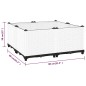 vidaXL Arriate polipropileno 80x80x38 cm vidaXL Arriate polipropileno 80x80x38 cm