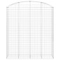 vidaXL Cesta gaviones forma arco hierro galvanizado 200x50x220/240 cm vidaXL Cesta gaviones forma arco hierro galvanizado 200x50x220/240 cm