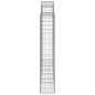 vidaXL Cesta gaviones forma arco hierro galvanizado 200x30x160/180 cm vidaXL Cesta gaviones forma arco hierro galvanizado 200x30x160/180 cm