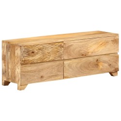 vidaXL Mueble para TV madera maciza de mango 110x30x40 cm