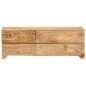 vidaXL Mueble para TV madera maciza de mango 110x30x40 cm