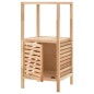 vidaXL Mueble de almacenaje baño madera maciza nogal 39,5x35,5x86 cm vidaXL Mueble de almacenaje baño madera maciza nogal 39,5x35,5x86 cm