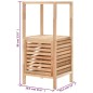 vidaXL Mueble de almacenaje baño madera maciza nogal 39,5x35,5x86 cm vidaXL Mueble de almacenaje baño madera maciza nogal 39,5x35,5x86 cm