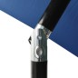 vidaXL Sombrilla de 3 niveles con poste de aluminio azul 2 m vidaXL Sombrilla de 3 niveles con poste de aluminio azul 2 m