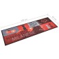 vidaXL Alfombra de cocina lavable Tomatoes 45x150 cm vidaXL Alfombra de cocina lavable Tomatoes 45x150 cm
