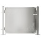 vidaXL Puerta de jardín de acero inoxidable 100x75 cm vidaXL Puerta de jardín de acero inoxidable 100x75 cm