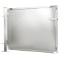 vidaXL Puerta de jardín de acero inoxidable 100x75 cm vidaXL Puerta de jardín de acero inoxidable 100x75 cm