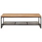 vidaXL Mesa de centro de madera maciza de acacia 110x60x35 cm vidaXL Mesa de centro de madera maciza de acacia 110x60x35 cm