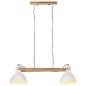 vidaXL Lámpara colgante industrial 25 W blanca 109 cm E27 vidaXL Lámpara colgante industrial 25 W blanca 109 cm E27