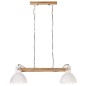 vidaXL Lámpara colgante industrial 25 W blanca 109 cm E27 vidaXL Lámpara colgante industrial 25 W blanca 109 cm E27