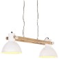 vidaXL Lámpara colgante industrial 25 W blanca 109 cm E27 vidaXL Lámpara colgante industrial 25 W blanca 109 cm E27