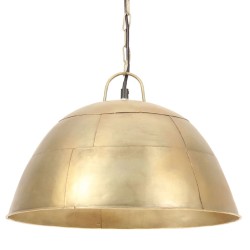 vidaXL Lámpara colgante vintage redonda 25 W latón 41 cm E27