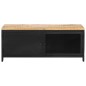 vidaXL Mesa de centro de madera maciza de mango en bruto 90x50x37 cm vidaXL Mesa de centro de madera maciza de mango en bruto 90x50x37 cm