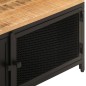 vidaXL Mesa de centro de madera maciza de mango en bruto 90x50x37 cm vidaXL Mesa de centro de madera maciza de mango en bruto 90x50x37 cm