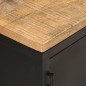 vidaXL Mesa de centro de madera maciza de mango en bruto 90x50x37 cm vidaXL Mesa de centro de madera maciza de mango en bruto 90x50x37 cm