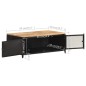 vidaXL Mesa de centro de madera maciza de mango en bruto 90x50x37 cm vidaXL Mesa de centro de madera maciza de mango en bruto 90x50x37 cm
