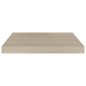 vidaXL Estantes flotantes de pared 4 uds negro MDF 50x23x3,8 cm