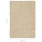 vidaXL Alfombra peluda antideslizante color crema 120x170 cm vidaXL Alfombra peluda antideslizante color crema 120x170 cm