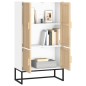 vidaXL Aparador alto madera contrachapada blanco 70x35x125 cm vidaXL Aparador alto madera contrachapada blanco 70x35x125 cm