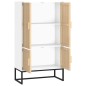 vidaXL Aparador alto madera contrachapada blanco 70x35x125 cm vidaXL Aparador alto madera contrachapada blanco 70x35x125 cm