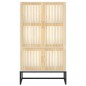 vidaXL Aparador alto madera contrachapada blanco 70x35x125 cm vidaXL Aparador alto madera contrachapada blanco 70x35x125 cm