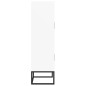 vidaXL Aparador alto madera contrachapada blanco 70x35x125 cm vidaXL Aparador alto madera contrachapada blanco 70x35x125 cm