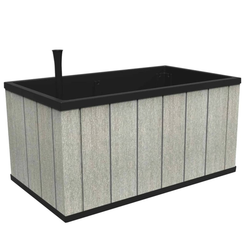 Keter Jardinera de jardín Sequoia mediana gris PP 240929 Keter Jardinera de jardín Sequoia mediana gris PP 240929