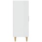 vidaXL Aparador de madera contrachapada blanco brillante 70x34x90 cm vidaXL Aparador de madera contrachapada blanco brillante 70x34x90 cm