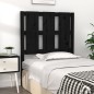 vidaXL Cabecero de cama madera maciza de pino negro 80,5x4x100 cm